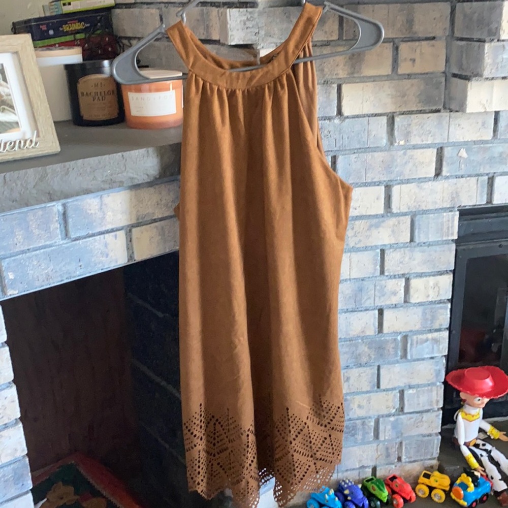 Rue21 size medium brown halter dress